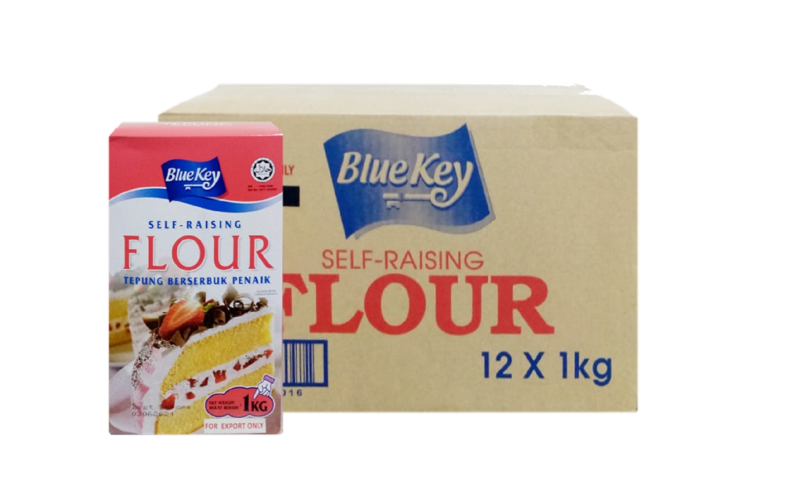 Blue Key Self Rasing Flour 12 x 1kg
