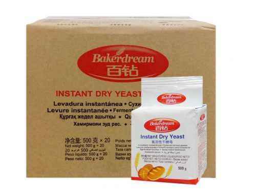 BakerDream Low Sugar Instant Dry Yeast 20 x 500g